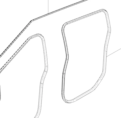 1807547-00-E Основний ущільнювач кузова задній лівий PRIMARY BODY SEAL – REAR – LEFT HAND