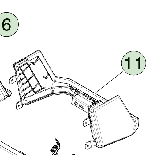 1876731-00-E Кришка консолі AIRWAVE CONSOLE CAP