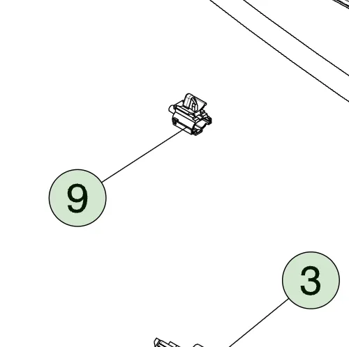 6007379-00-B Збірка датчика зовнішнього повітря (датчик температури повітря) SENSOR ASSEMBLY- AMBIENT AIR SENSOR AIR SENSOR AIR TEMPERATURE SENSOR