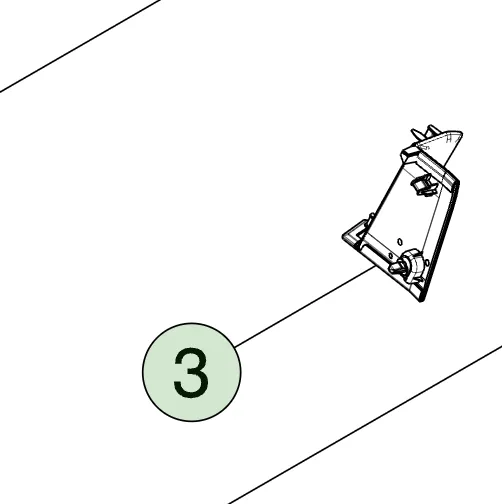 1905511-60-B Оздоблення середньої частини передньої правої стійки (A-подібної) A-PILLAR MIDDLE TRIM RIGHT