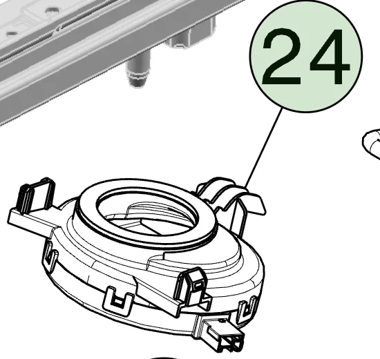 1699960-00-C Вентилятор підушки сидіння з правого боку (1R) 1R SEAT CUSHION BLOWER