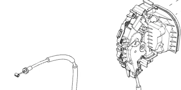 1852217-00-D Засувка (замок) передніх правих дверей DOOR LATCH – FRONT RIGHT HAND 1852217-00-D Засувка (замок) передніх правих дверей DOOR LATCH – FRONT RIGHT HAND