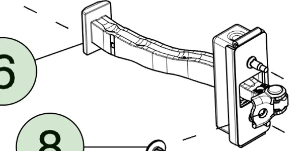 1801457-00-C Обмежувач відкривання задніх дверей DOOR CHECK STRAP – REAR 1801457-00-C Обмежувач відкривання задніх дверей DOOR CHECK STRAP – REAR
