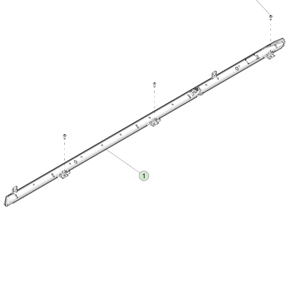 1806766-00-F Підсвітка вантажної платформи – ліва сторона BED LIGHT – LEFT HAND