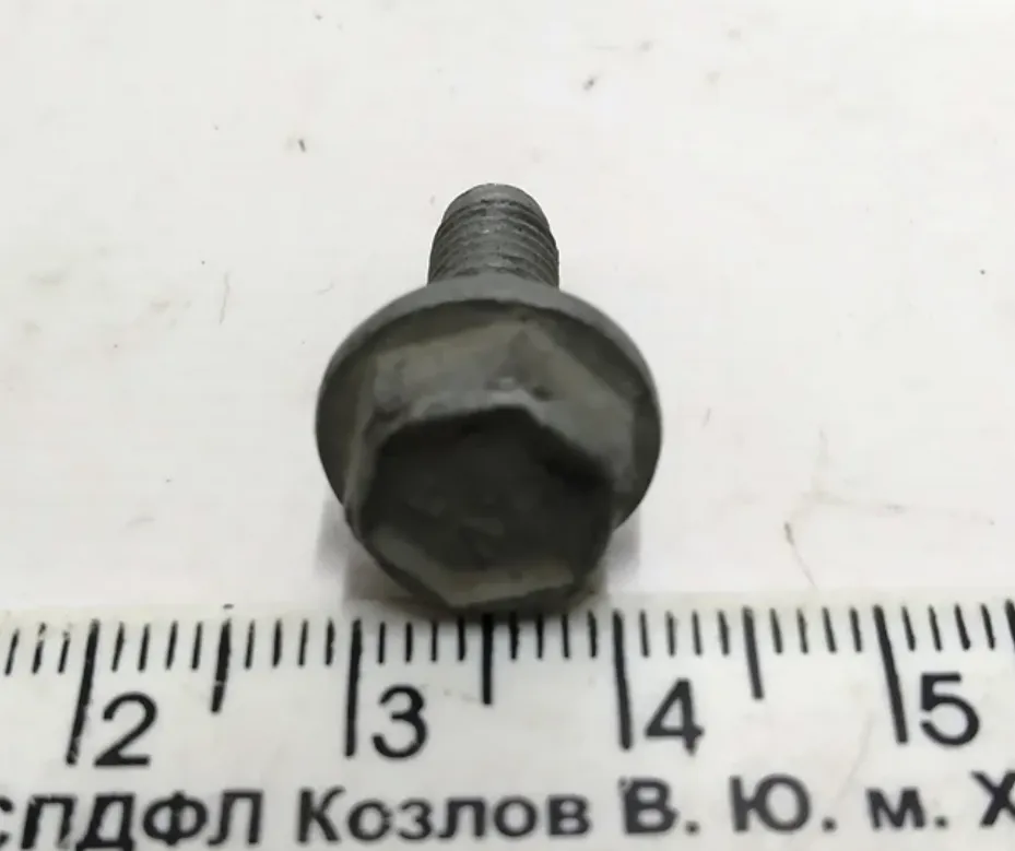 1114797-00-A Гвинт з шестигранною головкою (HF) M6-1.0×16 мм клас міцності 58 з матовим покриттям BOLT