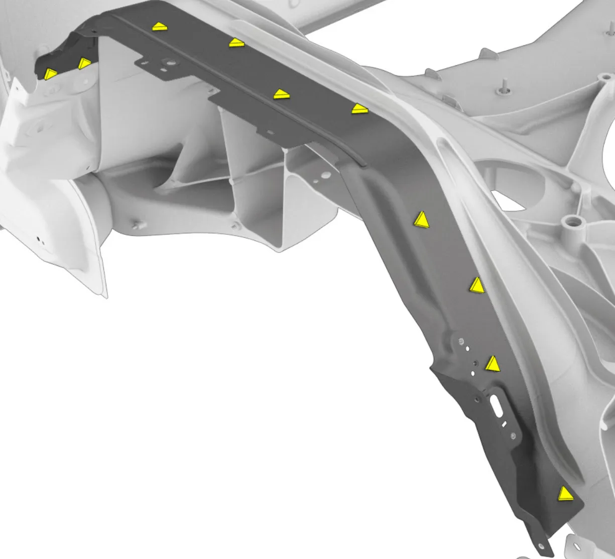 1832209-ST-H Збірка лівої задньої колісної арки ASSEMBLY – REAR WHEEL ARCH – LEFT HAND