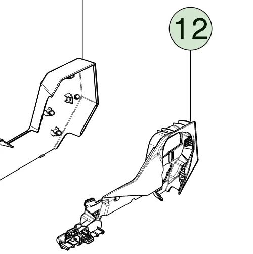 1700358-00-F Перший ряд — права сторона кібербасет (Cyberbasset) FIRST ROW – RIGHT HAND CYBERBASSET
