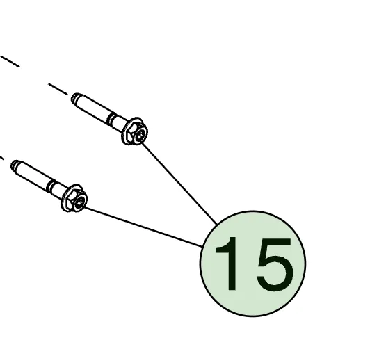 1968063-00-A Болт HFTX M10×62 мм клас міцності 10.9 (109) покриття G0110 безшайбовий (NJ) BLT