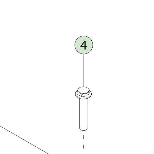1982401-00-A Гвинт (болт) SEMS з шайбою шестигранна головка М14×88 сталь клас міцності G1009 [B] обробка NJ SEMS