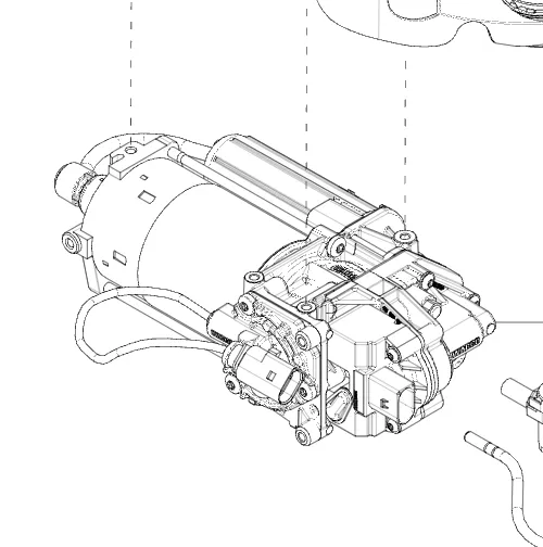 1250911-00-C Компресор системи пневмопідвіски AIR SUSPENSION COMPRESSOR