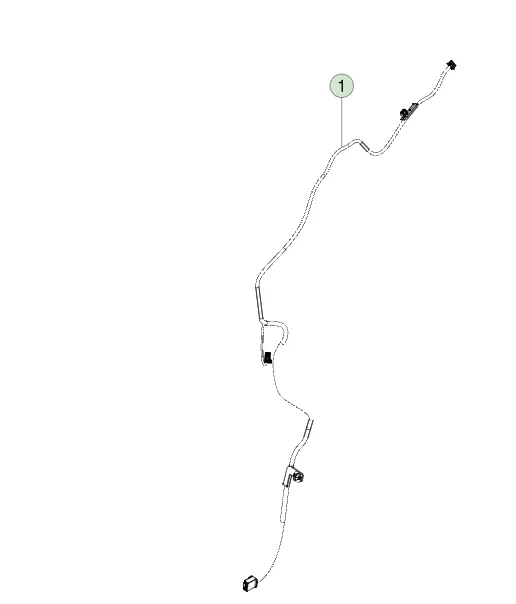 1682255-01-F Жгут обшивки правої стійки A HARNESS-RIGHT A-TRIM