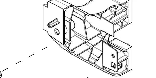 1807268-00-F Кронштейн нижньої стійки приладової панелі — правий IP DOWNLEG BRACKET – RIGHT HAND 1807268-00-F Кронштейн нижньої стійки приладової панелі — правий IP DOWNLEG BRACKET – RIGHT HAND
