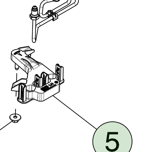 1250771-00-D Лівий розподільник гальмівної магістралі BRAKE JUNCTION MOLDING – LEFT HAND