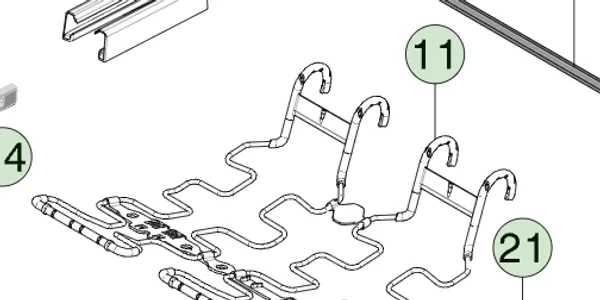 1856023-00-B Підвіска подушки сидіння першого ряду з демпфером FIRST ROW SEAT CUSHION SUSPENSION WITH DIP 1856023-00-B Підвіска подушки сидіння першого ряду з демпфером FIRST ROW SEAT CUSHION SUSPENSION WITH DIP