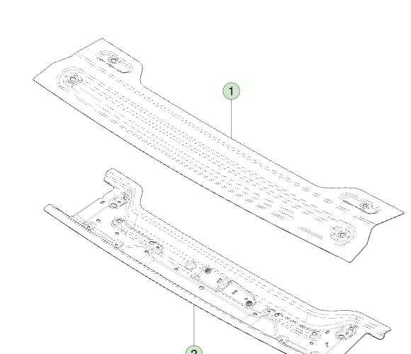 1802055-ST-D Панель верхнього переднього перемичка (хедера) PANEL – FRONT HEADER UPPER