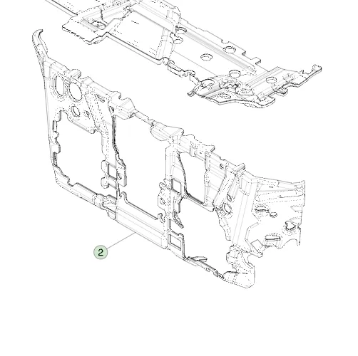 1875715-00-D Шумоізоляційна накладка – панель приладів NVH PAD