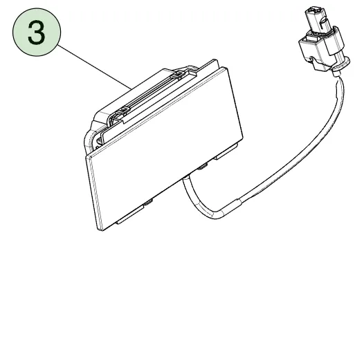 1784576-00-D Спусковий механізм дверей стійки C — лівий бік C-PILLAR DOOR TRIGGER – LEFT HAND