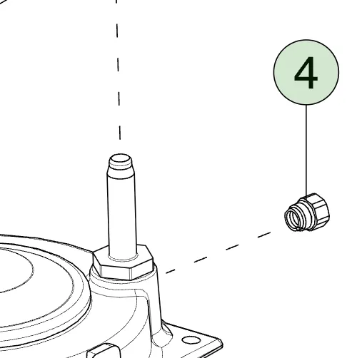 1250991-00-A Пневматичне з’єднання для трубки 8 мм різьба M12×1 тип VOSS AIR FITTING