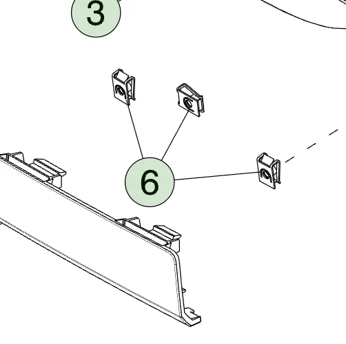 1013802-00-B Гайка J M6 0.5 з багаторізьбовою нарізкою товщина 3.0 мм J – NUT