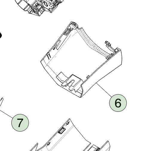 1813019-00-F Нижній кожух панелі приладів — рульова колонка SHROUD LOWER INSTRUMENT PANEL – STEERING COLUMN