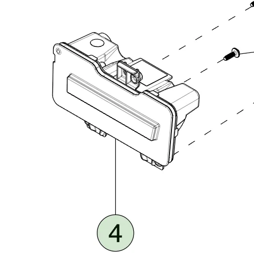 1806760-00-B Ліхтар заднього ходу — права сторона REVERSE LAMP – RIGHT HAND