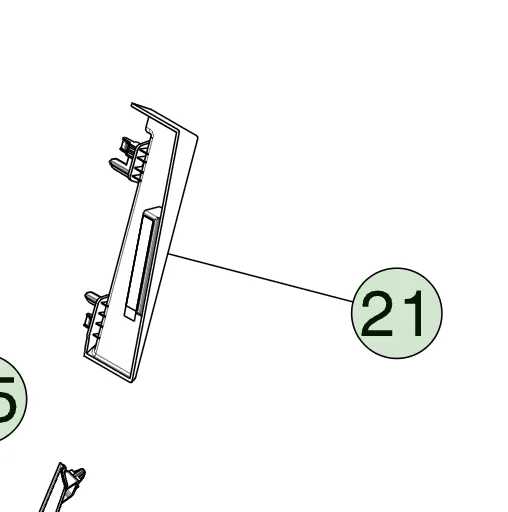 1907624-00-C Права збірка декоративної накладки заднього скла BACKLITE APPLIQUE ASSEMBLY – RIGHT HAND