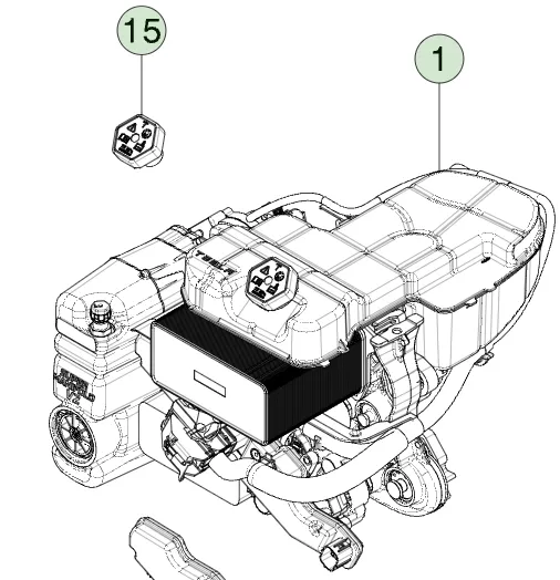 1725000-LS-F Суперколектор в зборі SUPERMANIFOLD ASSEMBLY