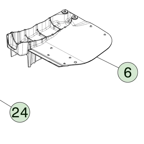1991734-ST-B Збірка лівого литого заднього лонжерона ASSEMBLY – REAR RAIL CASTING – LEFT HAND