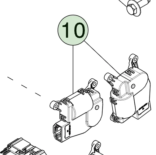1500627-00-A HVAC — актуатор повороту на 120 градусів HVAC- ACTUATOR 120 DEG