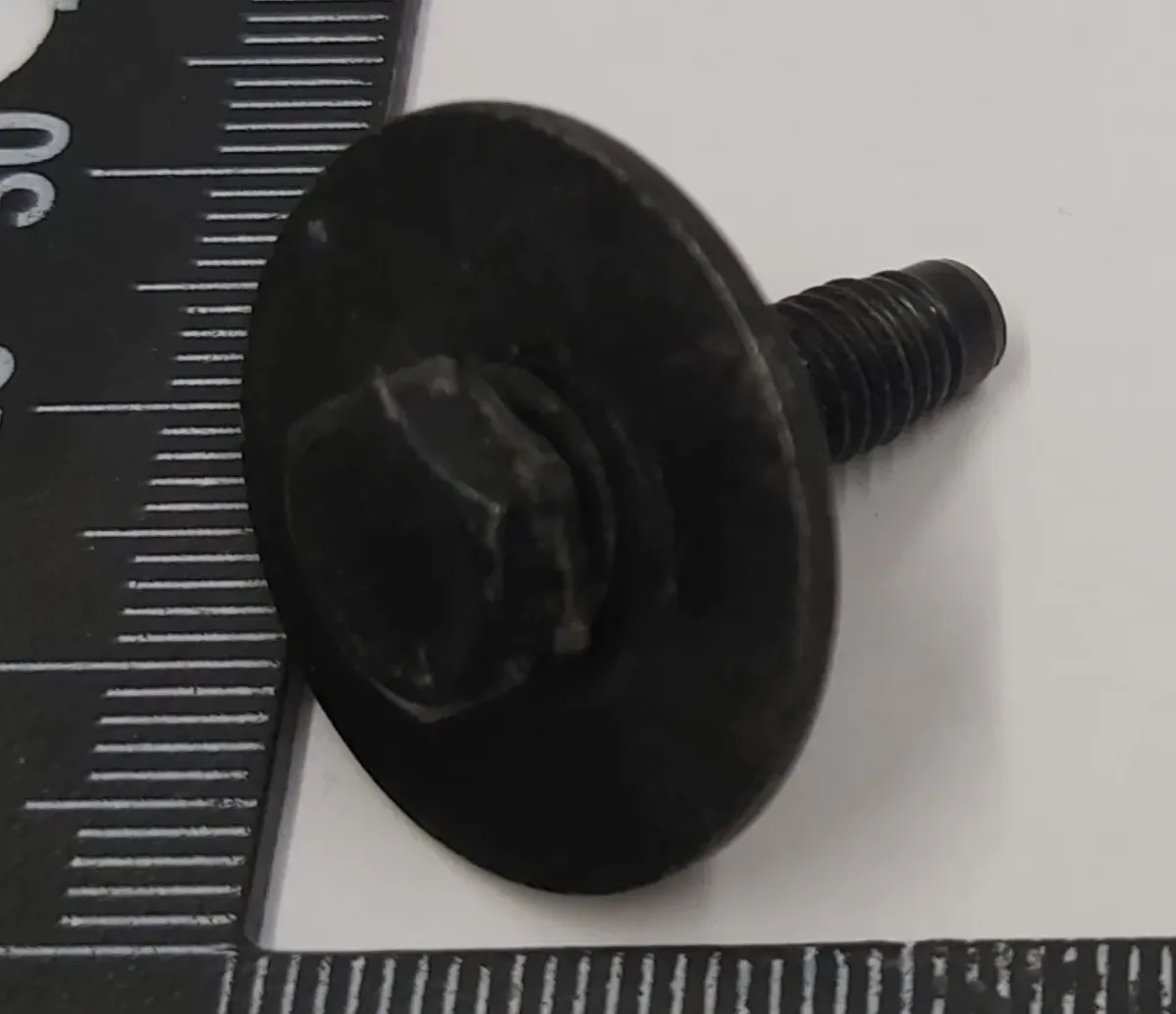 1866275-00-A Болт M6×18 мм з шестигранною головкою фланцевою шайбою SEMS клас 10.9 покриття G1009 (тип B) з гайковим затиском SEMS