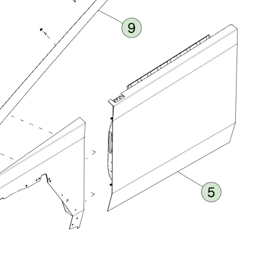 1814849-00-A Збірка лівих передніх дверей ASSEMBLY – FRONT DOOR – LEFT HAND