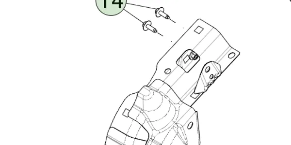 1945864-ST-B Збірка лівої балки крила ASSEMBLY – FENDER BEAM – LEFT HAND 1945864-ST-B Збірка лівої балки крила ASSEMBLY – FENDER BEAM – LEFT HAND