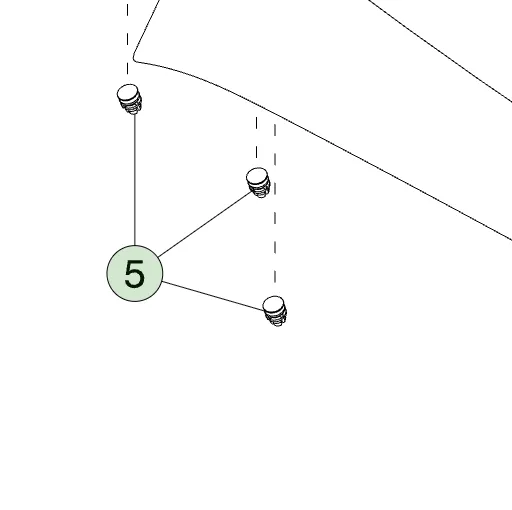 1092696-00-B Кліпса оздоблення щитка – 10 мм – товщина 2.5 мм APRON TRIM CLIP