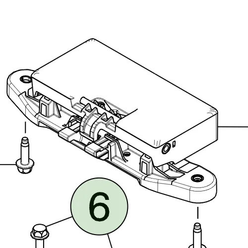 1857646-00-E Засувка вантажного боксу LATCH – CARGO TUB