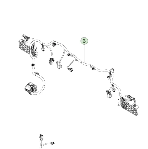 1682250-00-G Жгут проводки сидіння другого ряду (вузол зборки) SECOND ROW – SEAT HARNESS ASSEMBLY