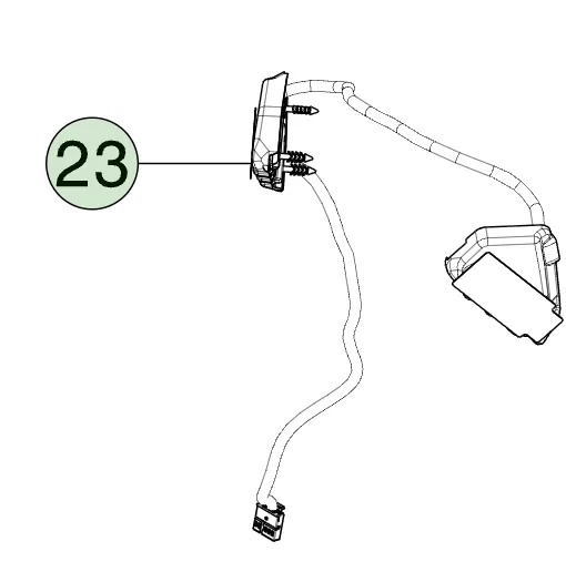 1873547-00-D Мікрофон сидіння з правого боку (1R) 1R SEAT MICROPHONE