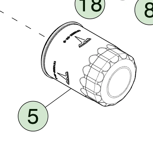 1618882-50-B Фільтр оливи — привідний вузол OIL FILTER – DRIVE UNIT
