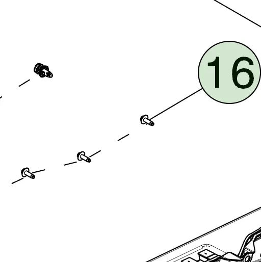 1776573-00-A Болт M6x19 BOLT