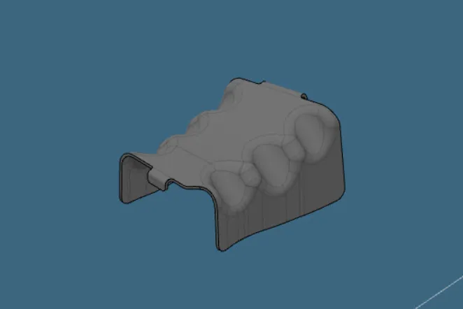 1979252-S0-B Опорна пластина лівої секції заднього лонжерона BACKING PLATE – REAR RAIL SECTION – LEFT HAND