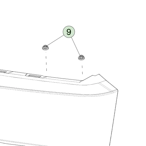 1117846-00-A Гайка M6 з плоскою шайбою тип HF код 8 цинк-нікелеве покриття NUT&WASHER[FL]