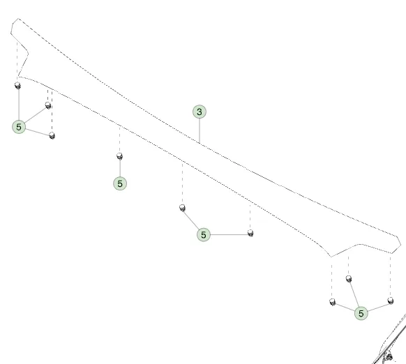 1821257-00-D Задній фартух переднього багажника FRUNK APRON – REAR