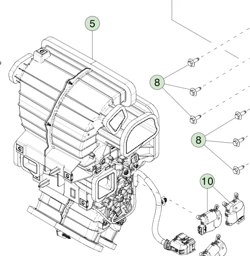 1699999-99-J Розподільна система клімат-контролю HVAC DISTRIBUTION