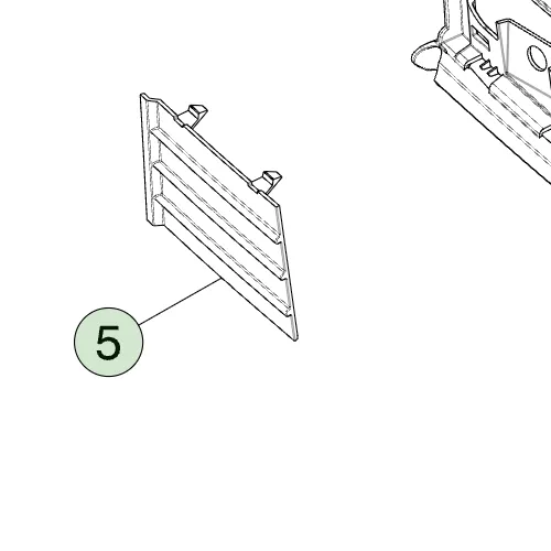 1815273-00-C Права нижня заглушка буксирувального вушка LOWER TOW EYE CAP – RIGHT HAND