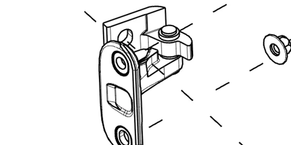 1801463-ST-A Нижня петля задніх дверей ліва DOOR HINGE – REAR – LOWER – LEFT HAND 1801463-ST-A Нижня петля задніх дверей ліва DOOR HINGE – REAR – LOWER – LEFT HAND
