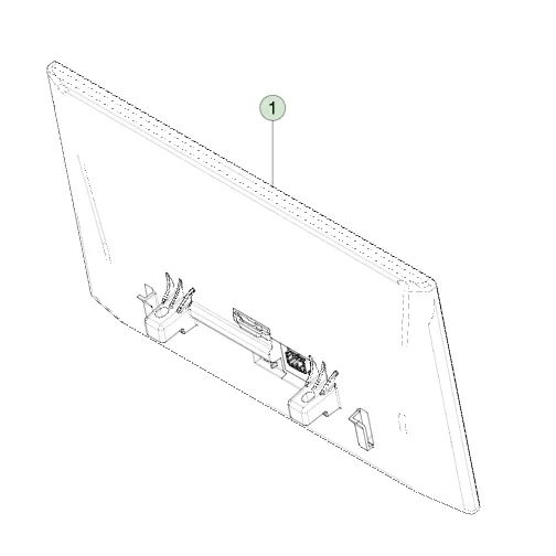 1875941-00-C Модуль центрального дисплея CENTER DISPLAY ASSEMBLY