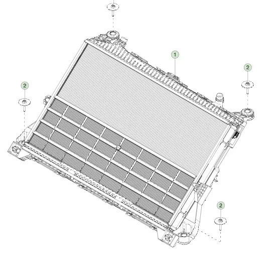 1702150-00-C Модуль охолоджуючого вентилятора COOLING FAN MODULE