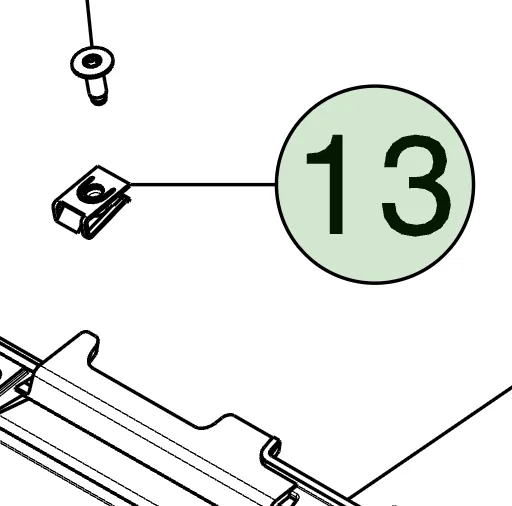1013802-00-B J-гайка M6x0.5 з товщиною різьблення 3.0 мм багаторізьбова J – NUT