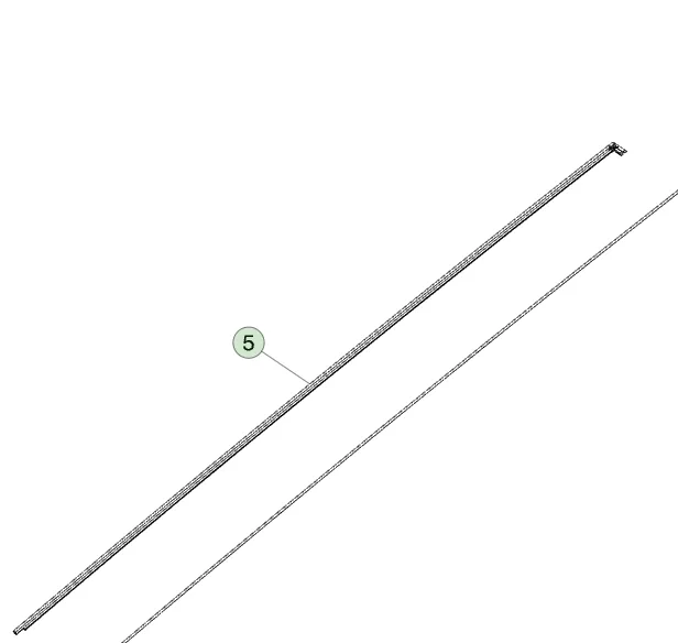 1971904-00-C Ущільнювач бокового краю лобового скла правий WINDSHIELD SIDE EDGE SEAL – RIGHT HAND