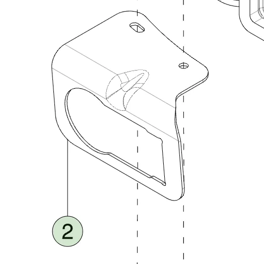 1815784-00-E Кронштейн роз’єму причепа TRAILER CONNECTOR BRACKET