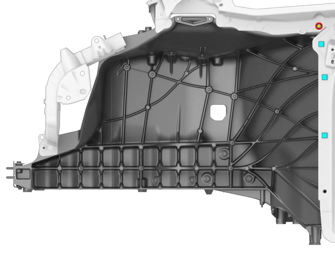 2009356-ST-A Збірка передньої нижньої частини кузова ASSEMBLY – FRONT UNDER BODY